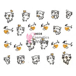 Stickere 3D pentru unghii cod JH036 - Pisicute 